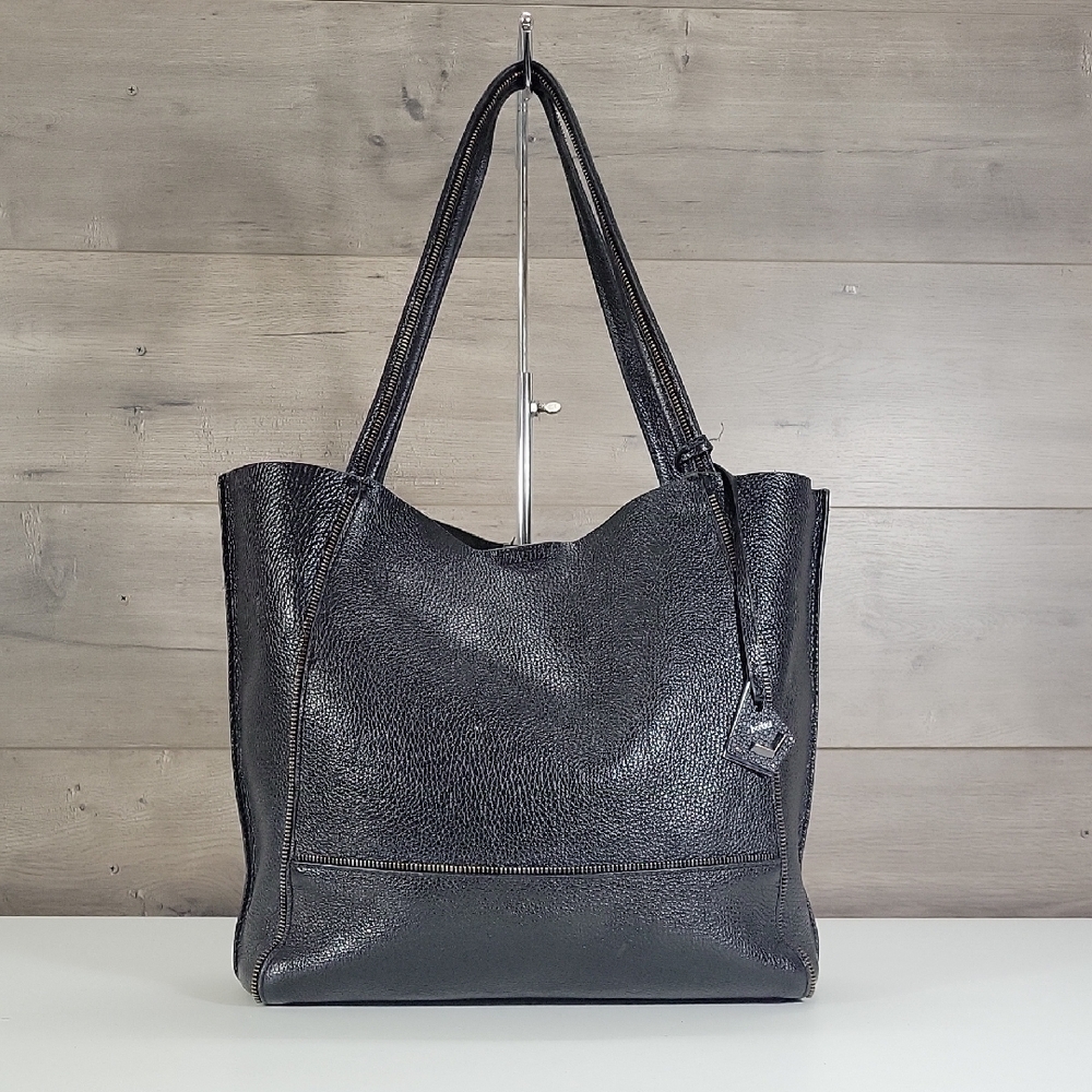 Botkier for Anthropologie Black Pebble Leather Tote Bag